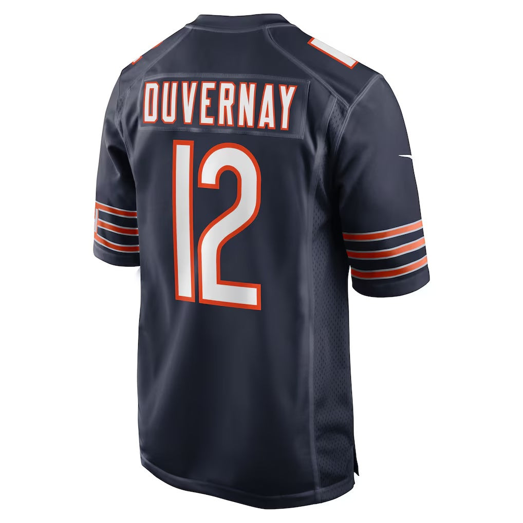 American Football Jersey | C.Bears #12 Devin Duvernay Navy Team Game Stitched Football American Jersey - image 1