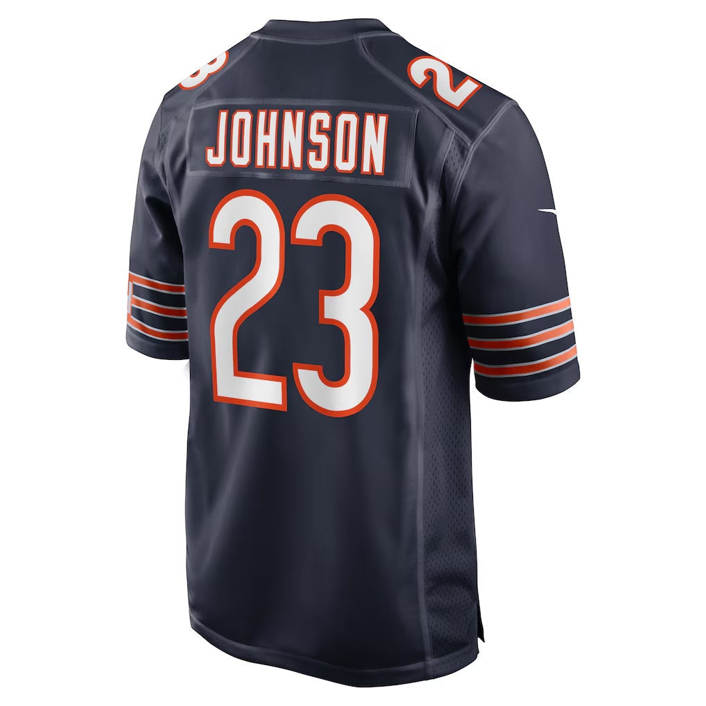 American Football Jersey | C.Bears #23 Roschon Johnson Navy Team Game Stitched Football American Jersey - image 1