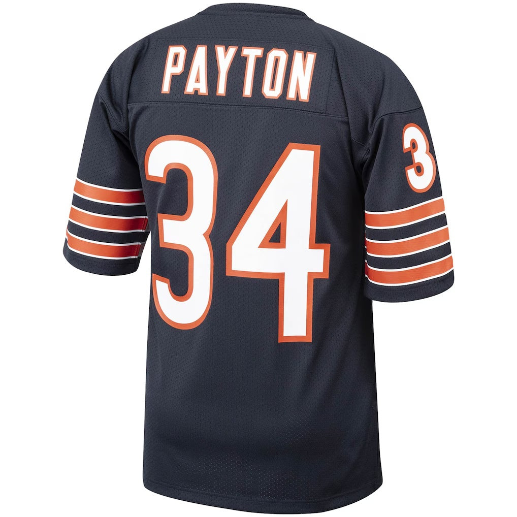 American Football Jersey | C.Bears #34 Walter Payton Navy Throwback Retired Player Stitched Football American Jersey - image 1