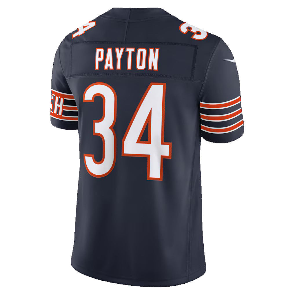 American Football Jersey | C.Bears #34 Walter Payton Navy Vapor F.U.S.E. Stitched Retired Limited - image 1
