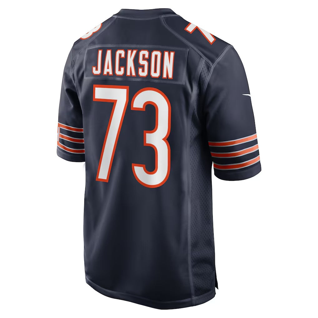 American Football Jersey | C.Bears #73 Jonah Jackson Navy Team Game Stitched Football American Jersey - image 1