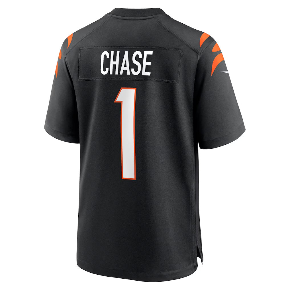 American Football Jersey | C.Bengals #1 Ja'Marr Chase Black Game Stitched Football American Jersey - image 1
