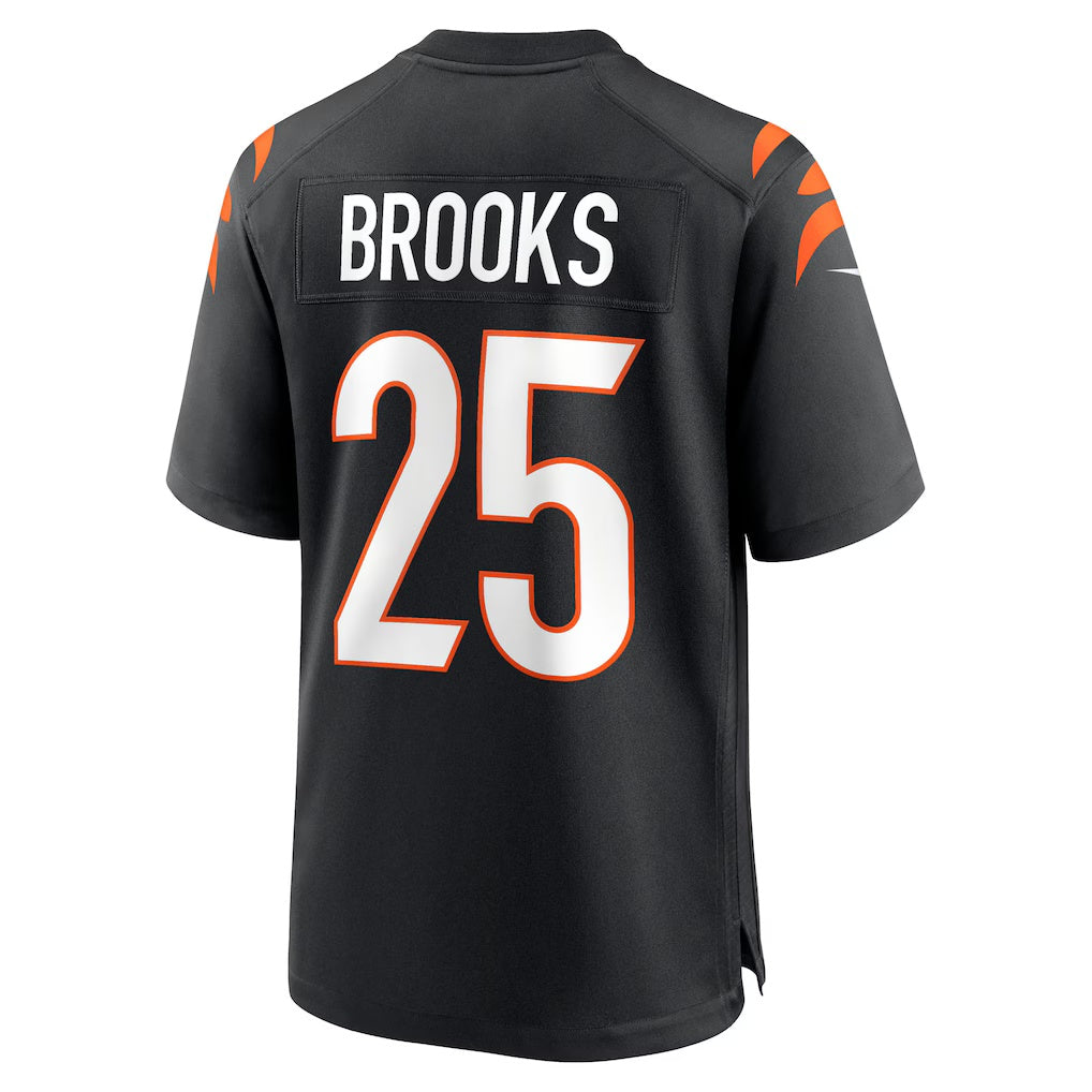 American Football Jersey | C.Bengals #25 Tahj Brooks Black Team Game Stitched Football American Jersey - image 1