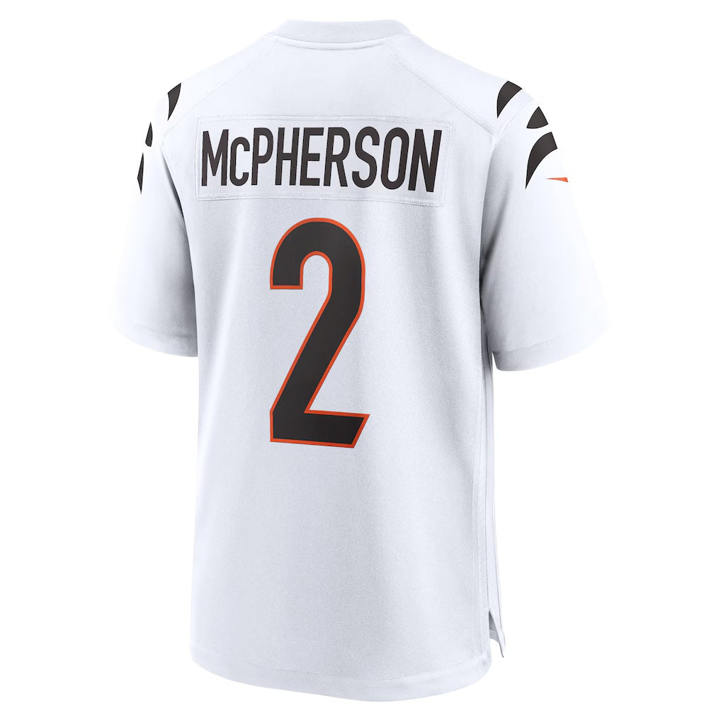 American Football Jersey | C.Bengals #2 Evan McPherson White Game Player Stitched Football American Jersey - image 1