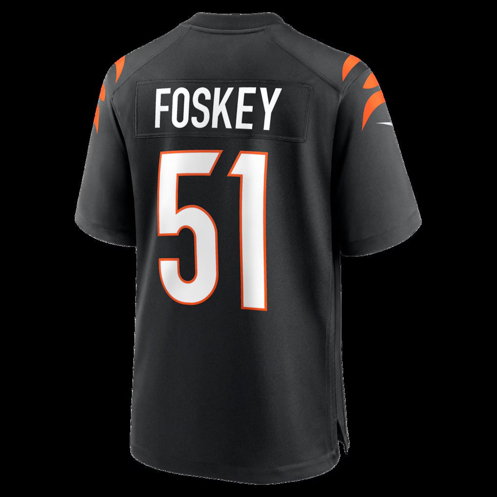 American Football Jersey | C.Bengals #51 Isaiah Foskey Black Team Game Stitched Football American Jersey - image 1