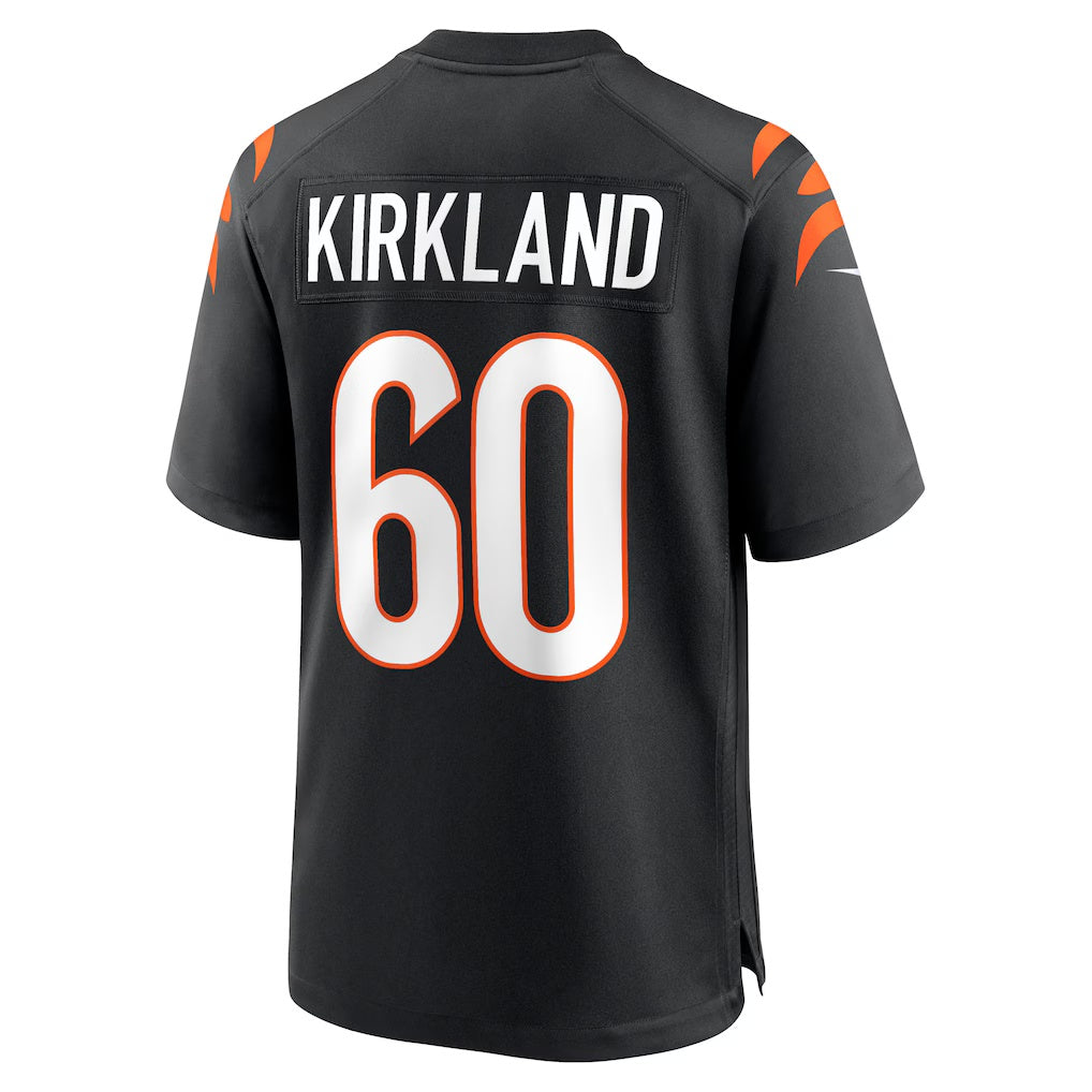 American Football Jersey | C.Bengals #60 Jaxson Kirkland Black Team Game Stitched Football American Jersey - image 1