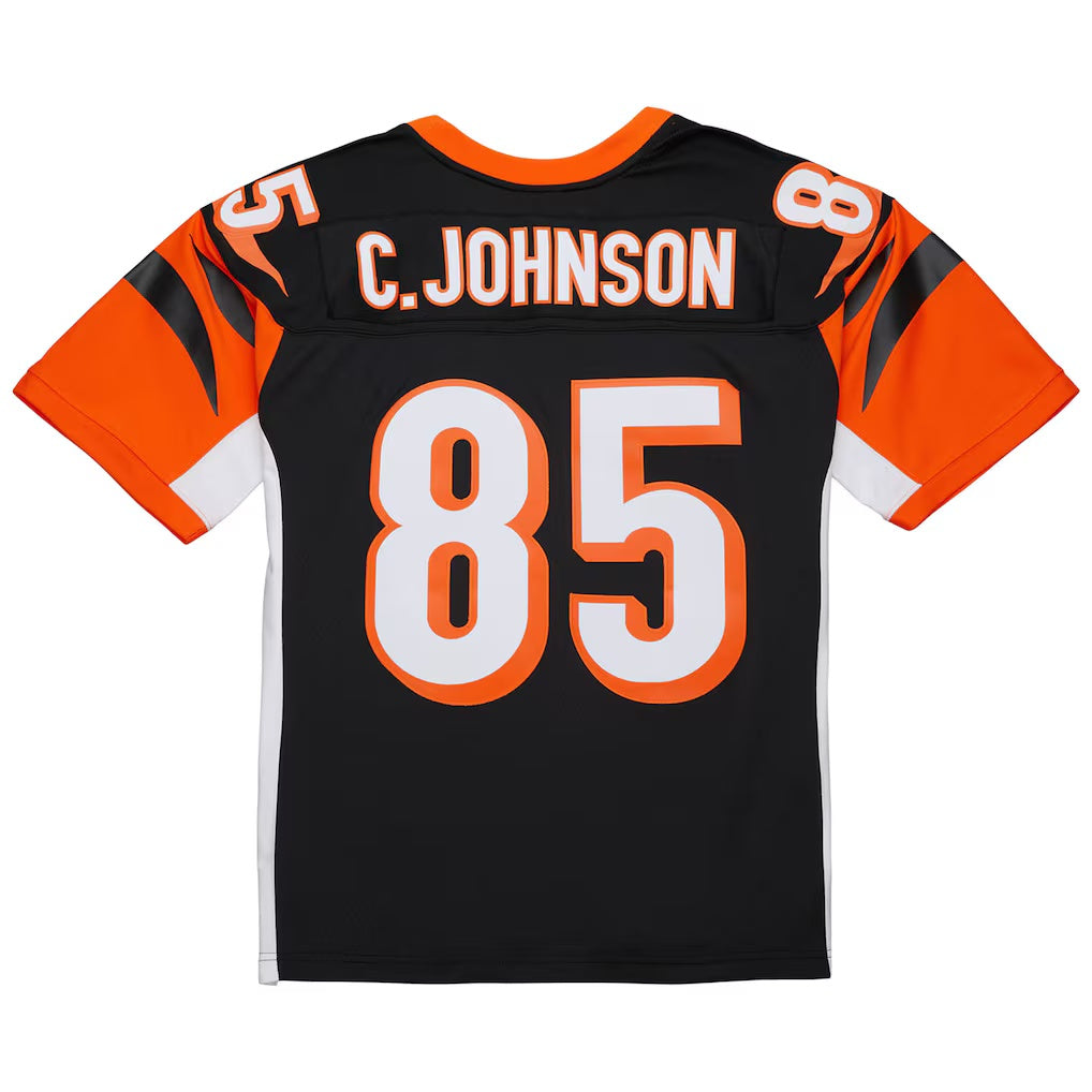 American Football Jersey | C.Bengals #85 Chad Johnson Black Legacy Replica Stitched Football American Jersey - image 1