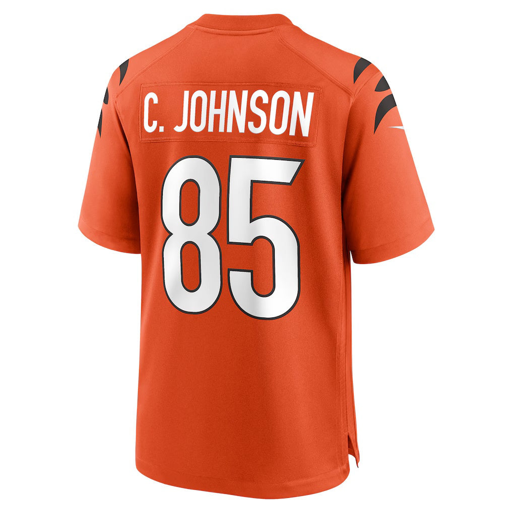 American Football Jersey | C.Bengals #85 Chad Johnson Orange Retired Player Alternate Game Stitched Football American Jersey - image 1