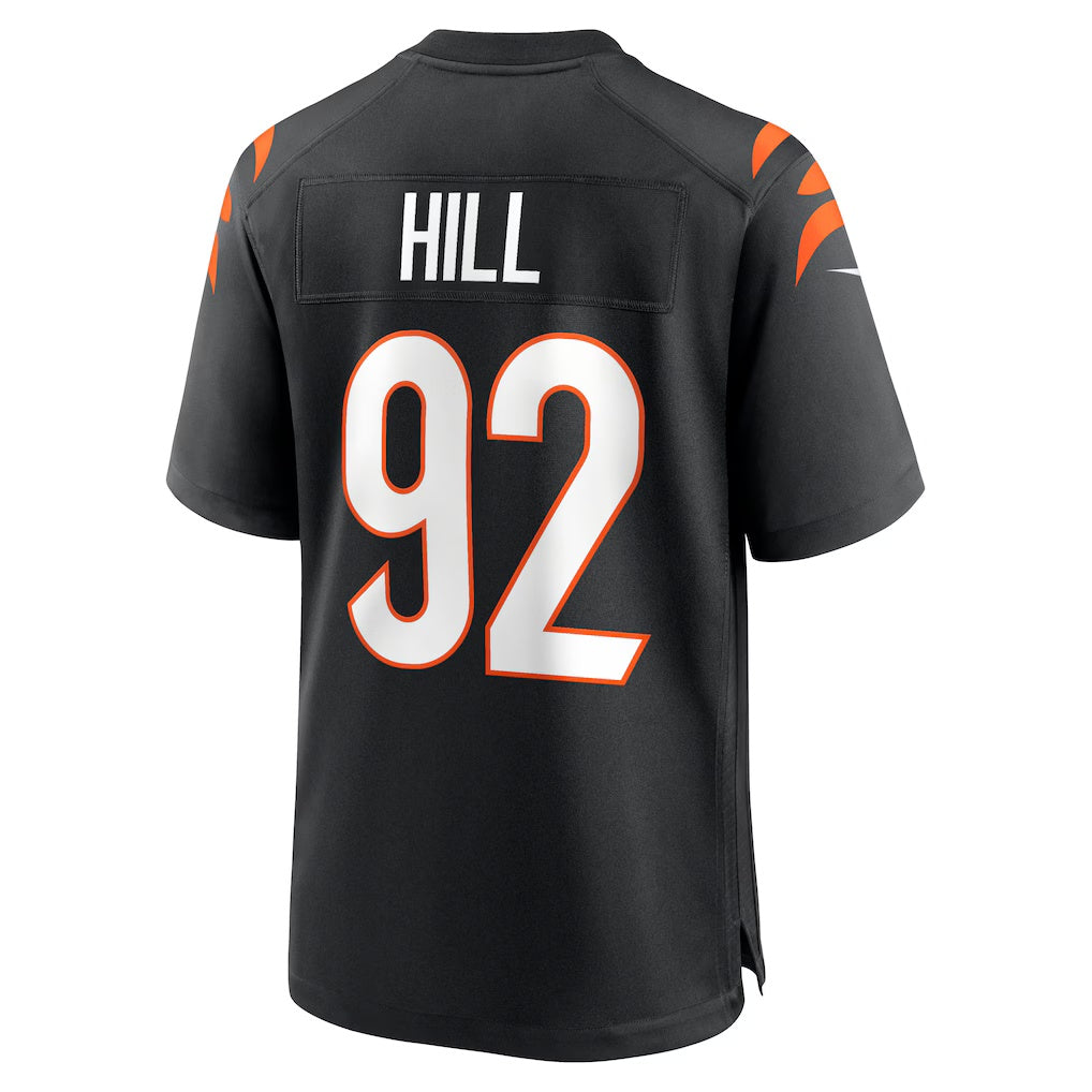 American Football Jersey | C.Bengals #92 B.J. Hill Black Game Stitched Football American Jersey - image 1