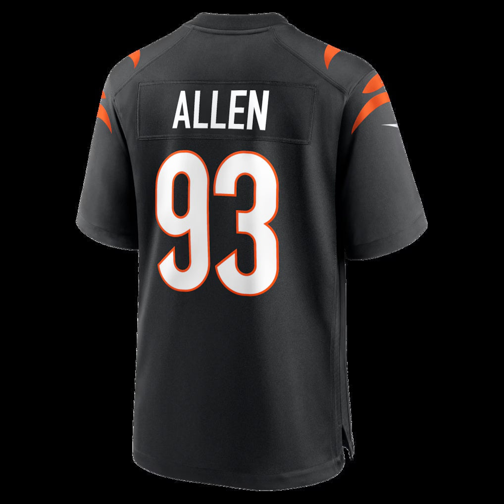 American Football Jersey | C.Bengals #93 Jonathan Allen Black Team Game Jersey - image 1