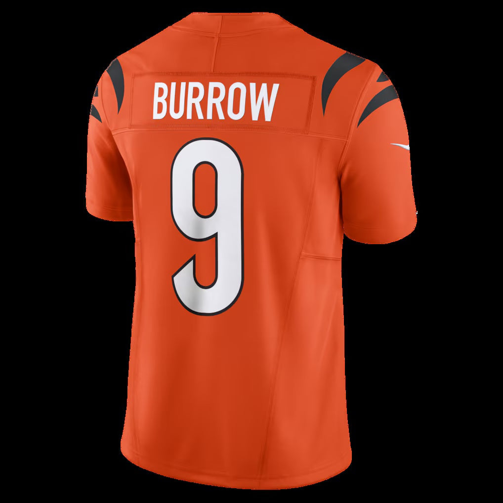 American Football Jersey | C.Bengals #9 Joe Burrow Orange Vapor F.U.S.E. Limited Stitched Football American Jersey - image 1