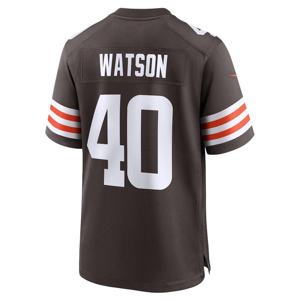 American Football Jersey | C.Browns #40 Nathaniel Watson Brown Team Game Stitched Football American Jersey - image 1