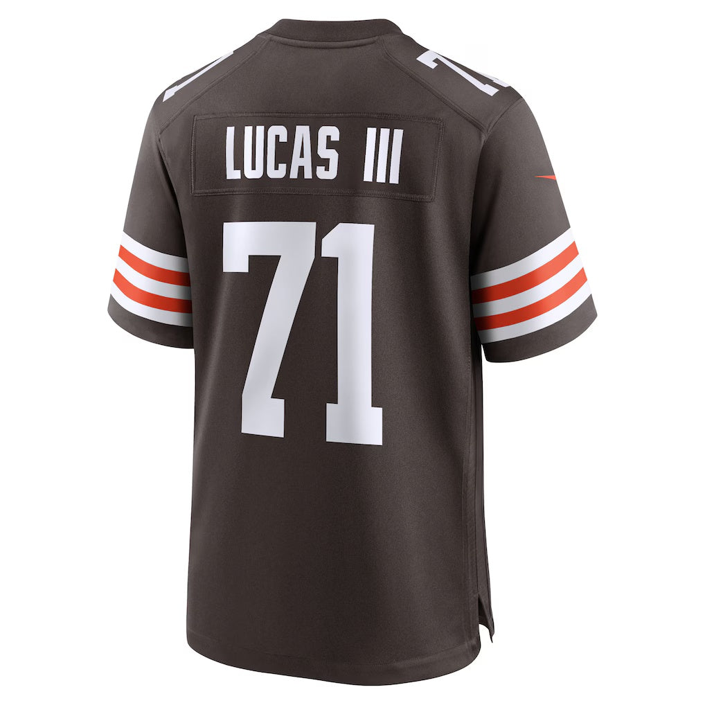 American Football Jersey | C.Browns #71 Cornelius Lucas Brown Team Game Stitched Football American Jersey - image 1
