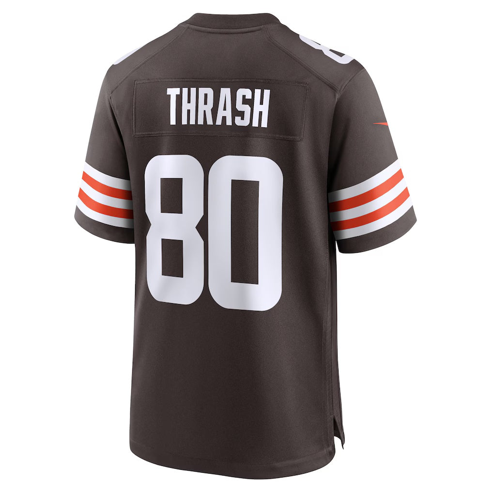 American Football Jersey | C.Browns #80 Jamari Thrash Brown Team Game Stitched Football American Jersey - image 1