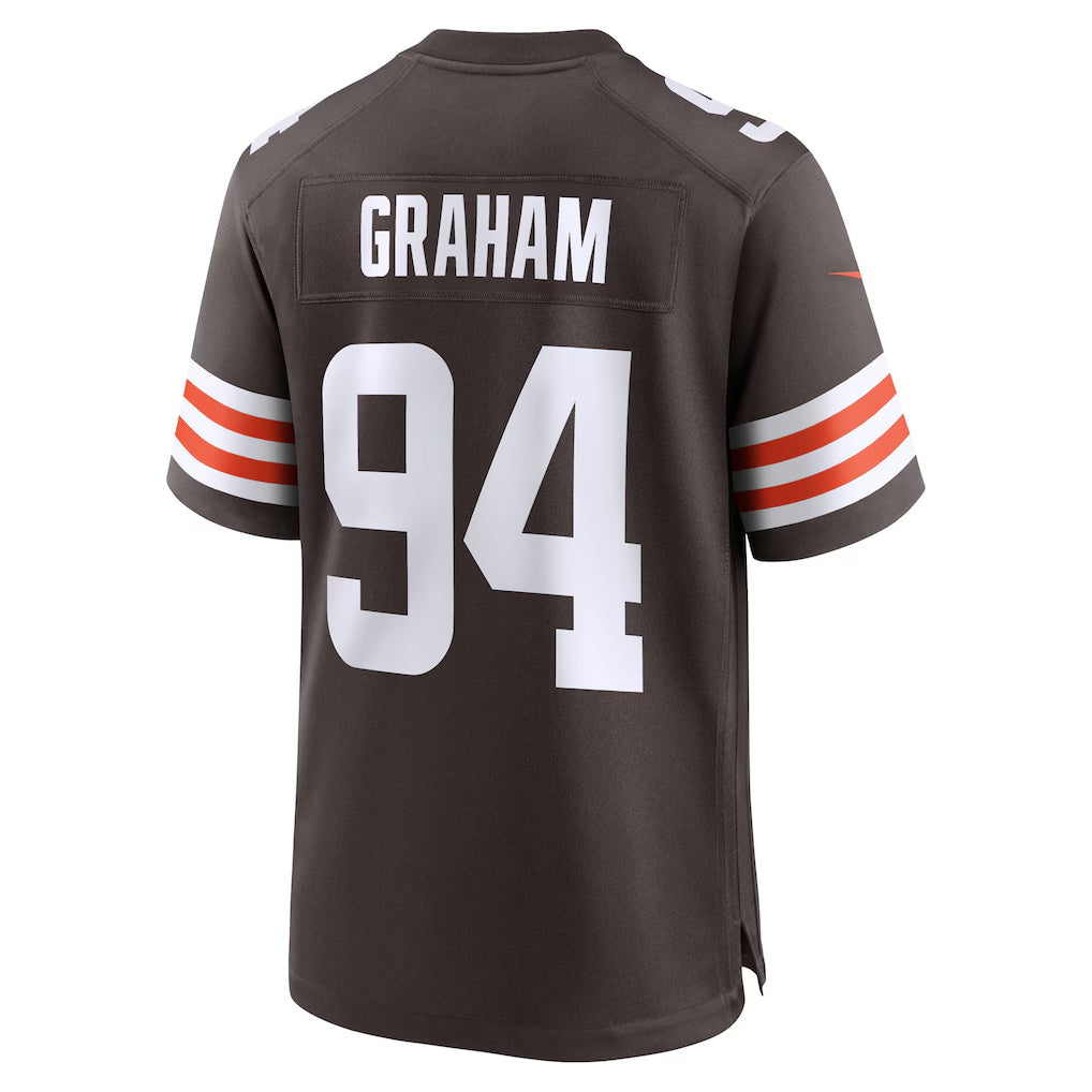 American Football Jersey | C.Browns #94 Mason Graham Brown 2025 Draft First Round Pick Game Stitched Football American Jersey - image 1