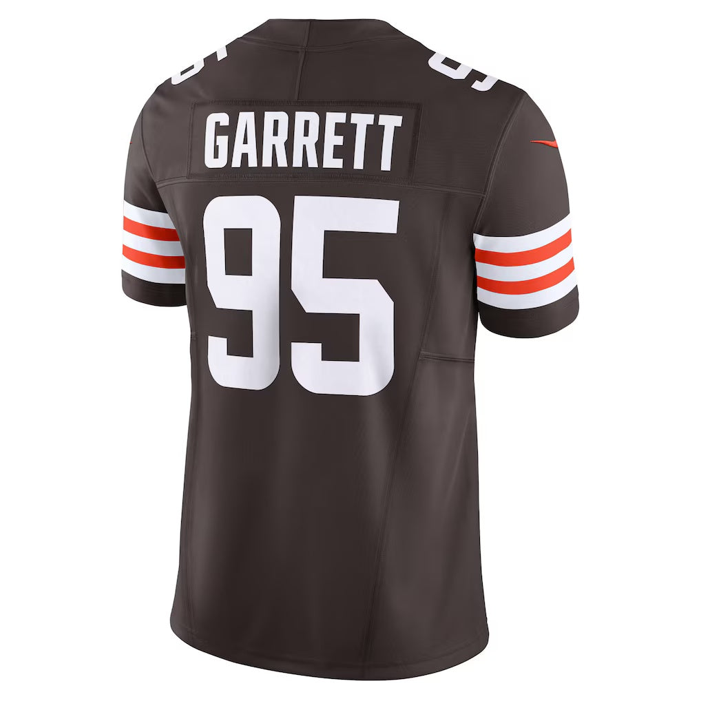 American Football Jersey | C.Browns #95 Myles Garrett Brown Vapor F.U.S.E. Limited Stitched Football American Jersey - image 1