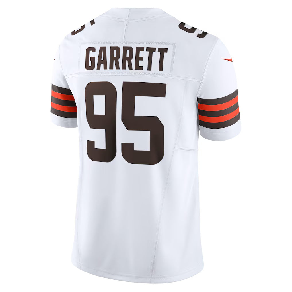 American Football Jersey | C.Browns #95 Myles Garrett White Vapor F.U.S.E. Limited Stitched Football American Jersey - image 1