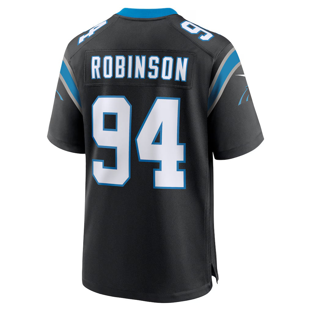 American Football Jersey | C.Panthers #94 A'Shawn Robinson Black Game Stitched Football American Jersey - image 1