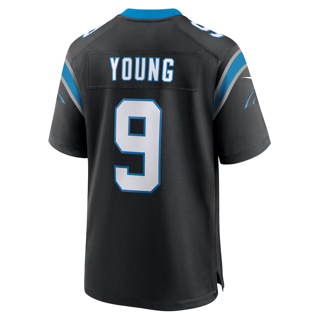 American Football Jersey | C.Panthers #9 Bryce Young Black Team Game Stitched Football American Jersey - image 1