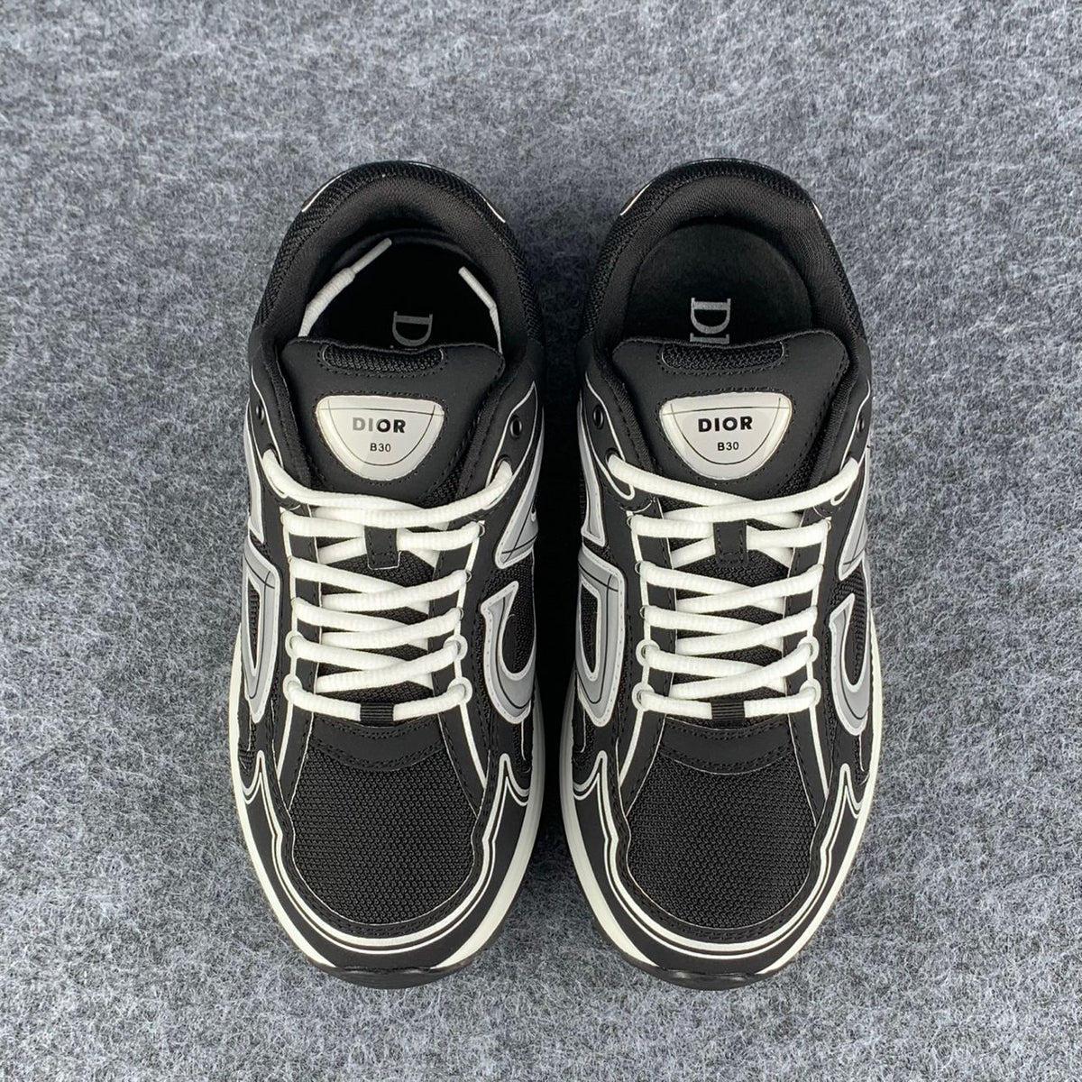 Dior B30 'Reflective CD30 Sneakers 'Black' - product view 2