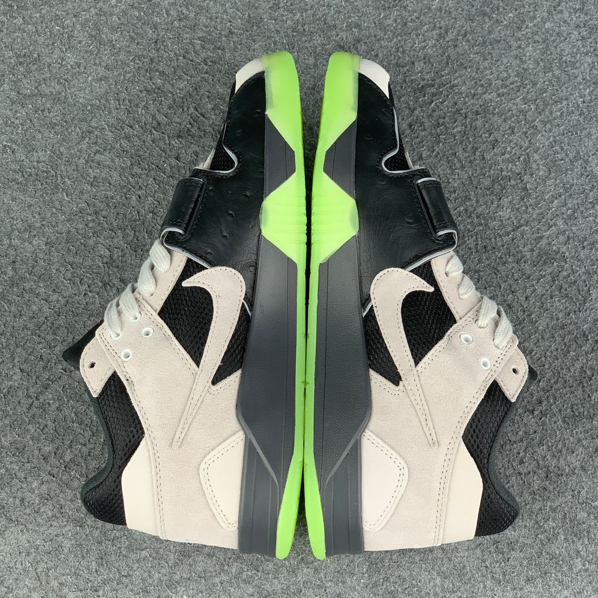 Chase B x Travis Scott x Jordan Jumpman Jack TR Sneakers 'Black Night Silver' - product view 3