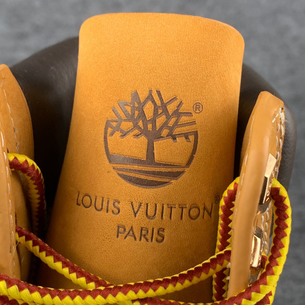 Timberland LV x 6 Inch Ankle Boot 'Embossed Monogram Wheat' - product view 10