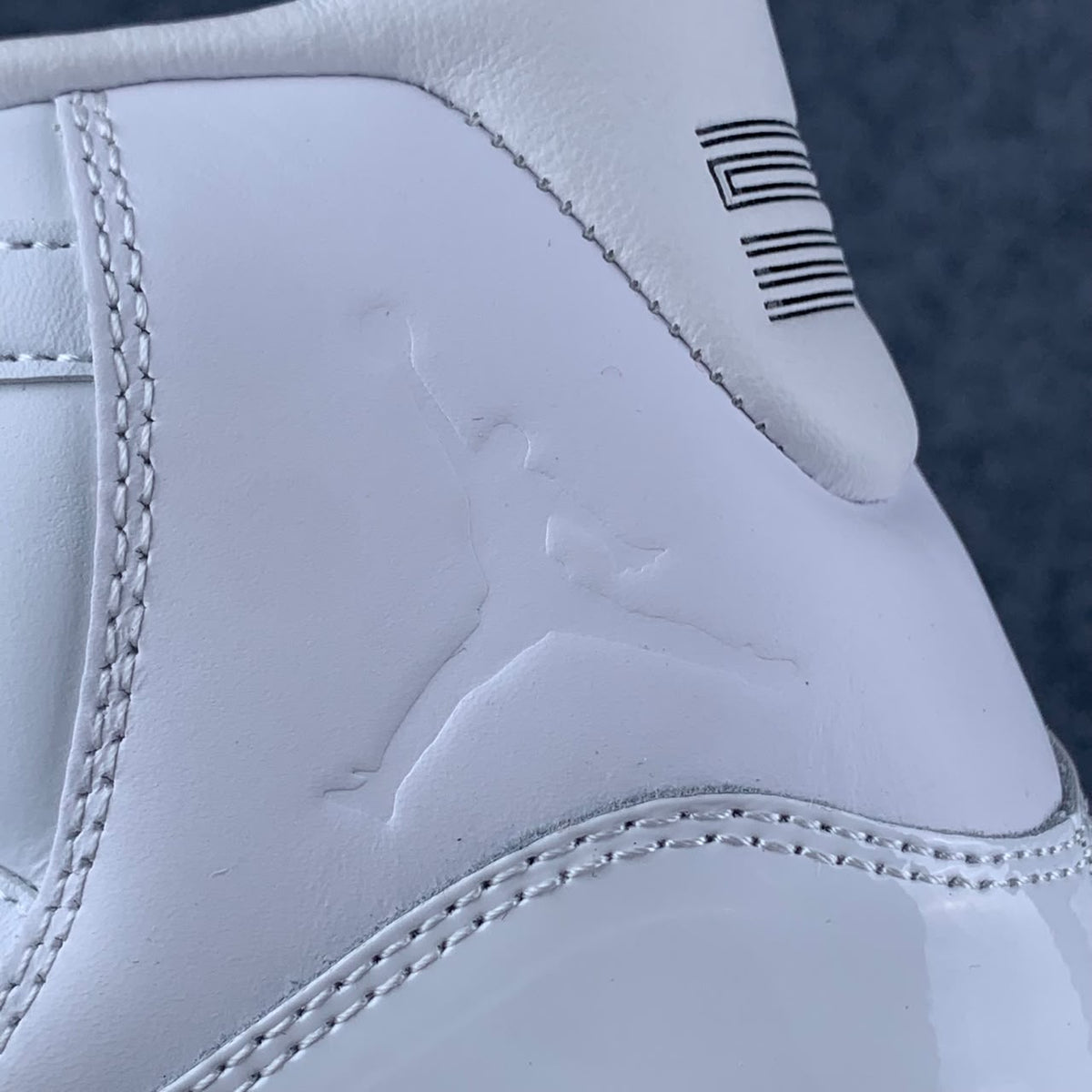 Comme des Garçons x Air Jordan 11 Retro Sneakers 'White' - product view 9