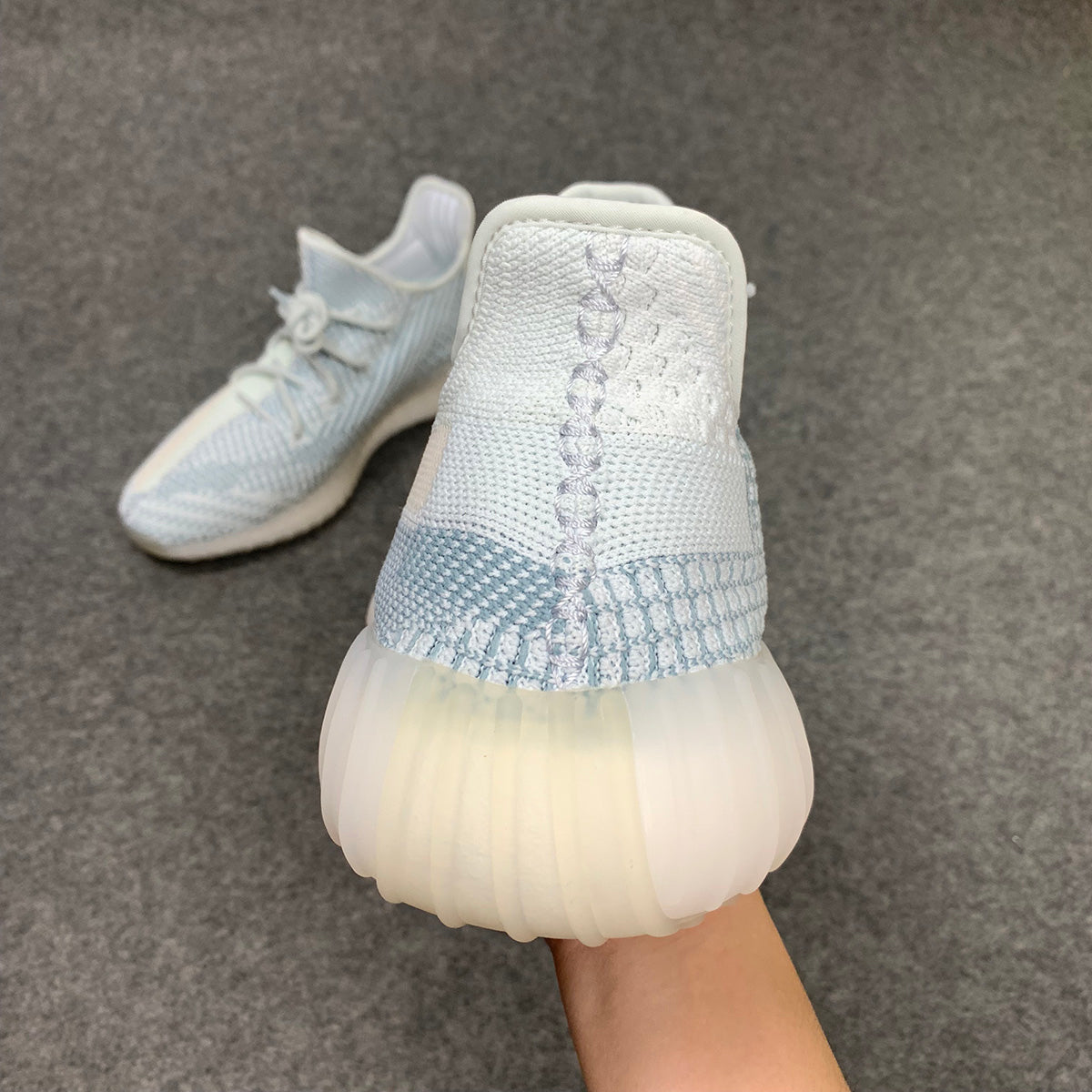 Yeezy Boost 350 V2 Sneakers 'Cloud White Non-Reflective' - product view 3