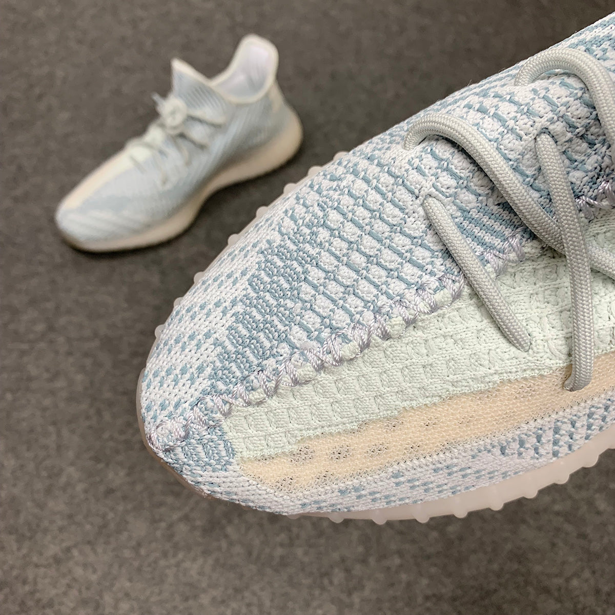 Yeezy Boost 350 V2 Sneakers 'Cloud White Non-Reflective' - product view 6