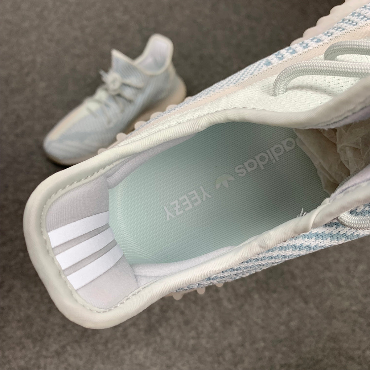 Yeezy Boost 350 V2 Sneakers 'Cloud White Non-Reflective' - product view 8