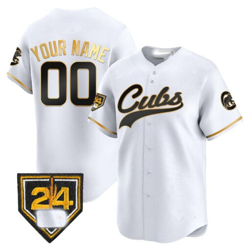 Baseball Jersey | Chicago Cubs 2024 Spring Training Patch Limited Custom Jersey ¨C White Alternate - image 1