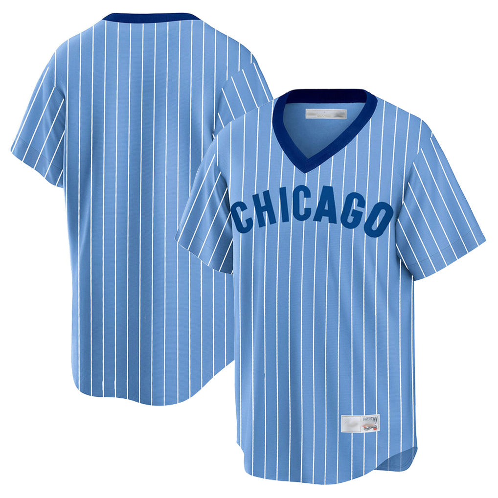 Baseball Jersey | Chicago Cubs Blue Cooperstown Collection Limited Blank Player Stitched - image 1