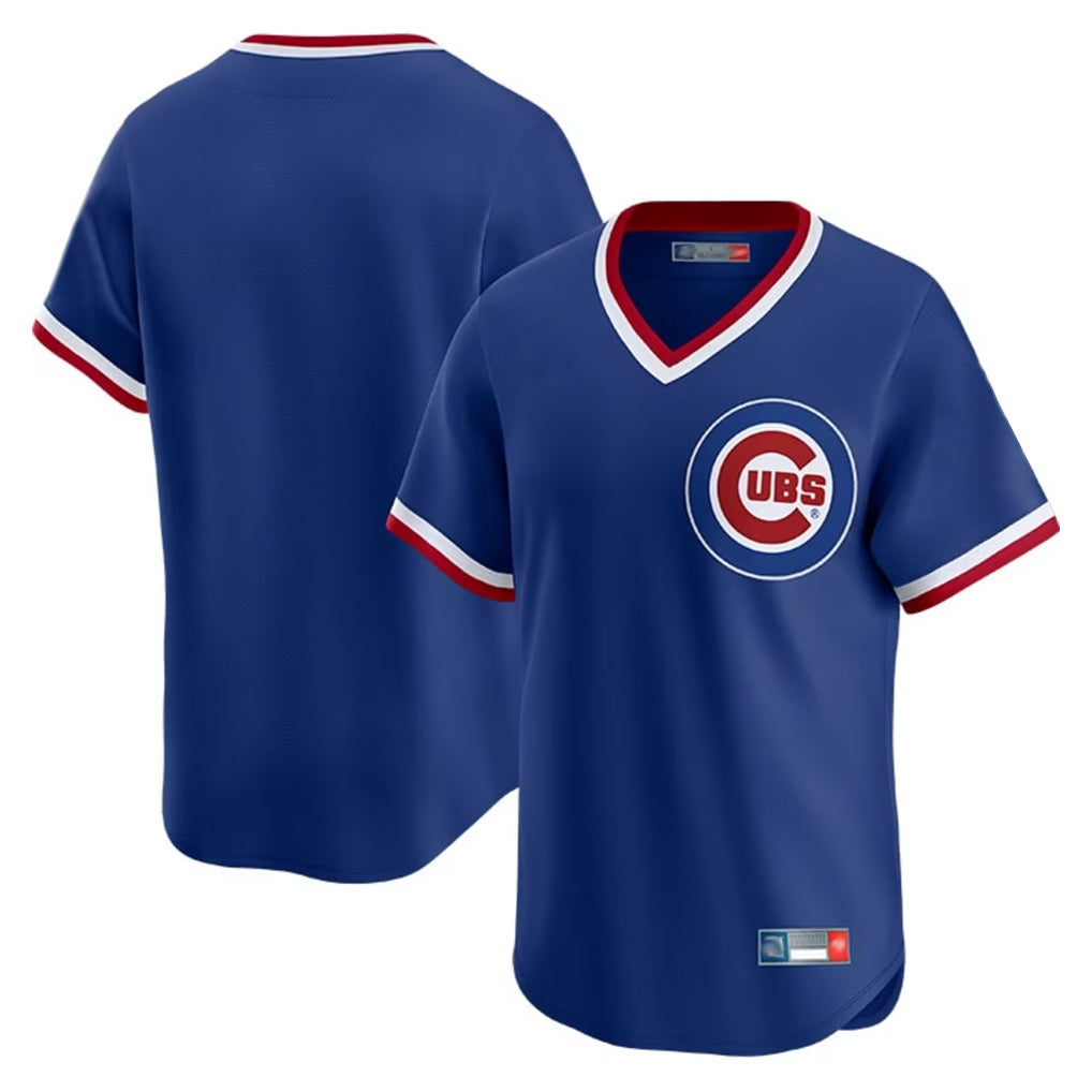 Baseball Jersey | Chicago Cubs Royal Cooperstown Collection Limited Blank Player Stitched - image 1