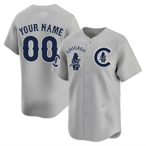 Baseball Jersey | Chicago Cubs Special Limited Custom Jersey V2 ¨C Gray - image 1