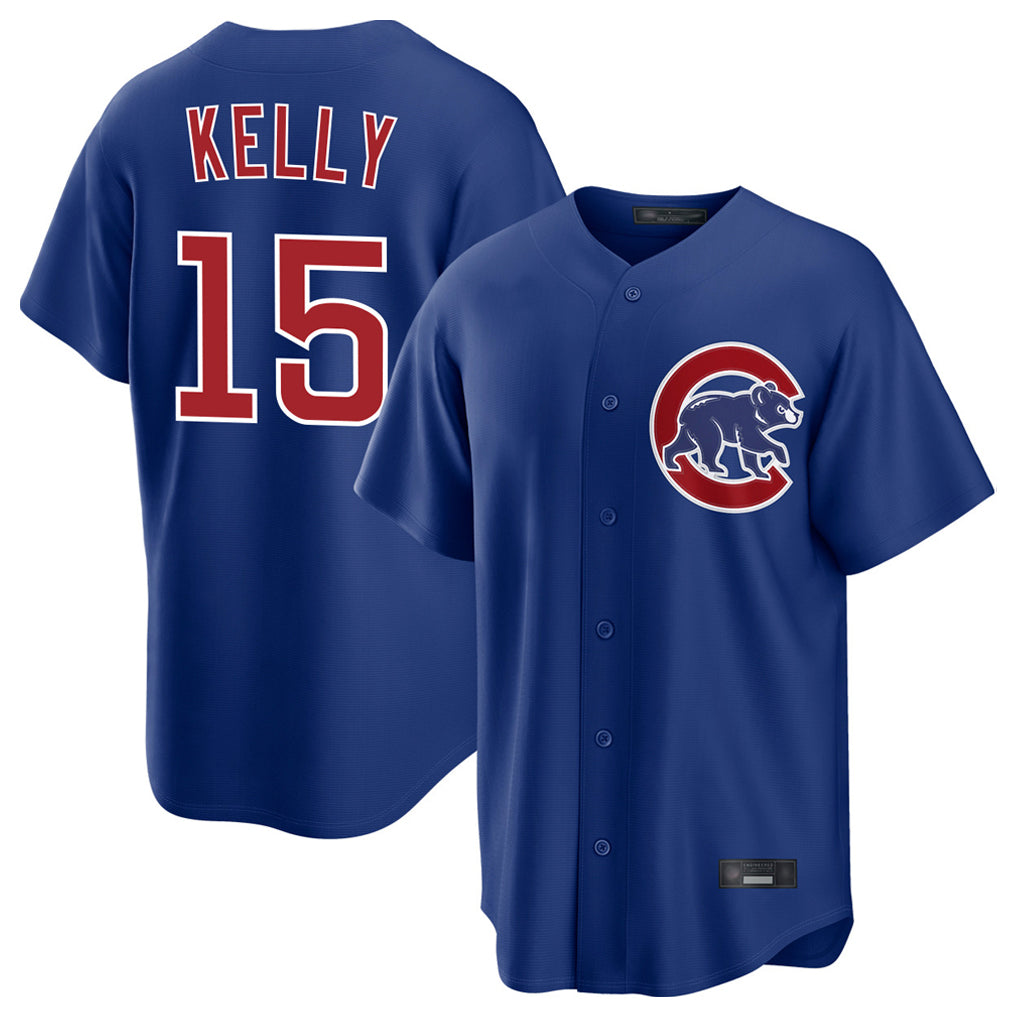 Baseball Jersey | Chicago Cubs #15 Carson Kelly Player Royal Home Game Stitched - image 1