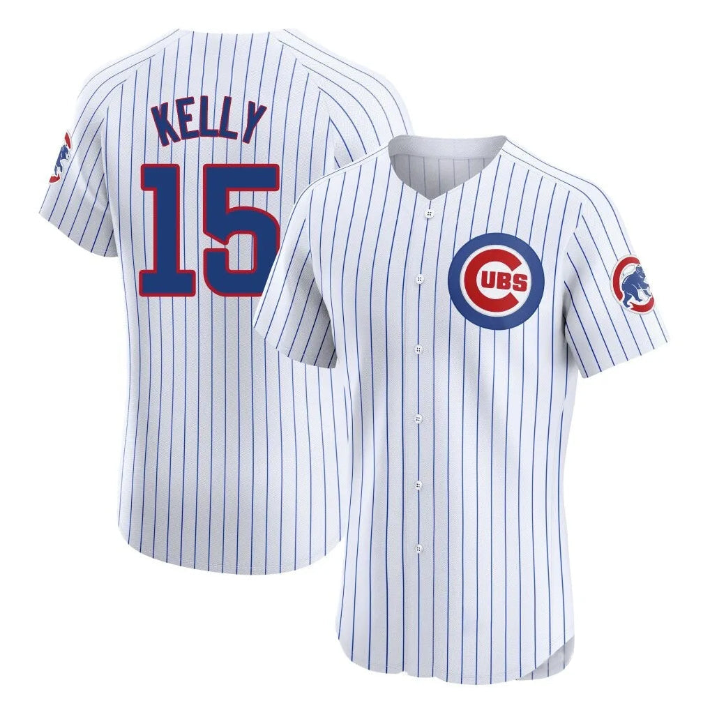 Baseball Jersey | Chicago Cubs #15 Carson Kelly Player White Limited Home Game Stitched - image 1