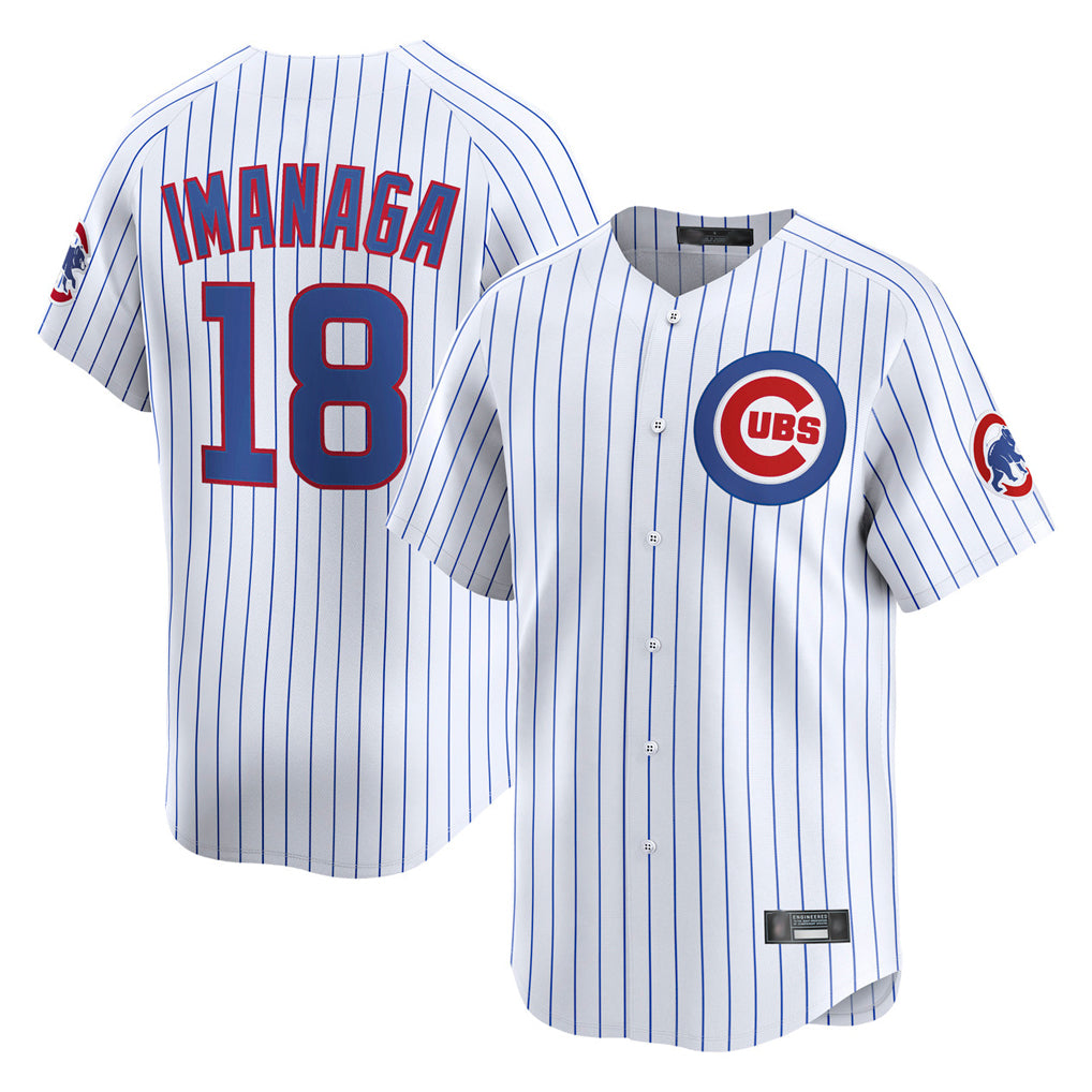 Baseball Jersey | Chicago Cubs #18 Shota Imanaga Player White Limited Home Game Stitched - image 1