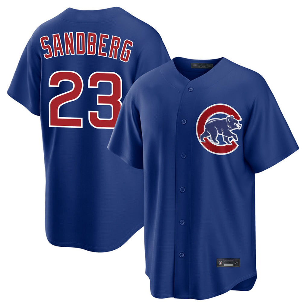Baseball Jersey | Chicago Cubs #23 Ryne Sandberg Player Royal Home Game Stitched - image 1