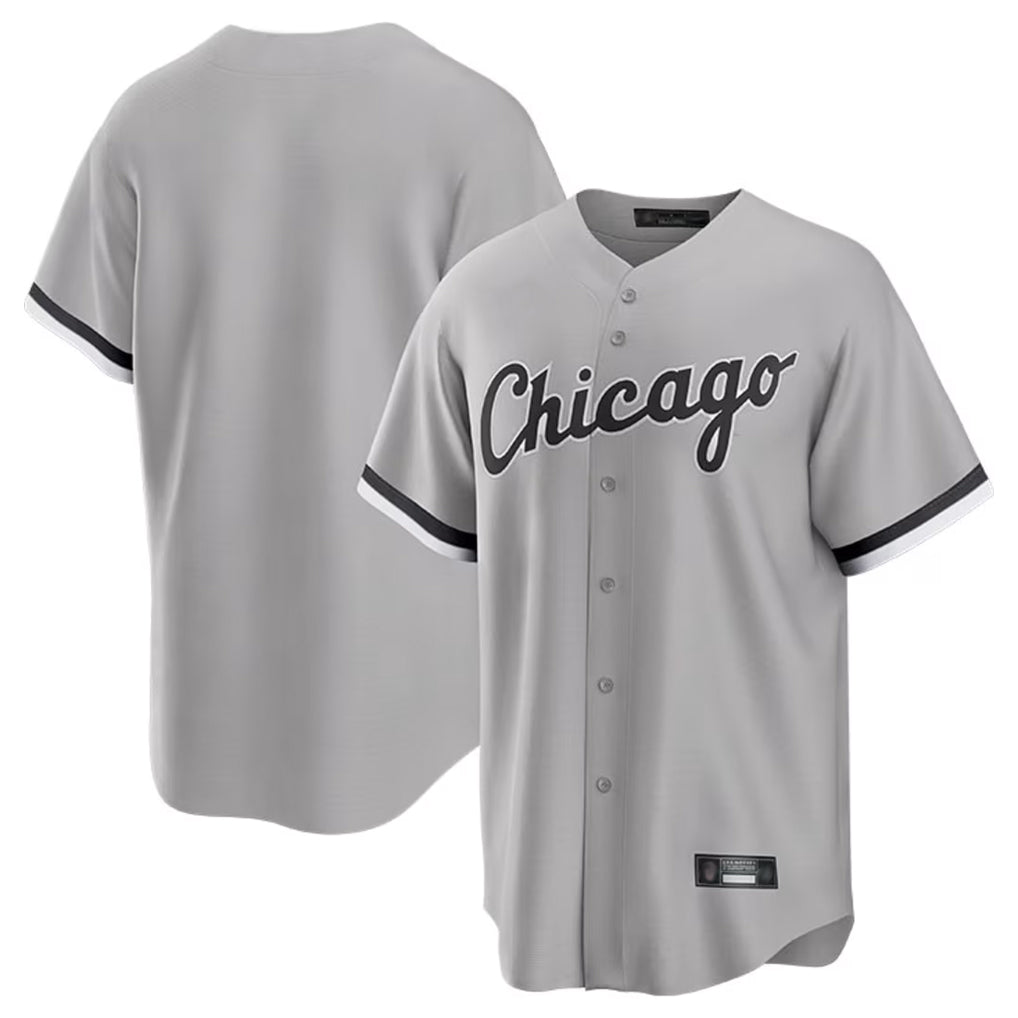 Baseball Jersey | Chicago White Sox Blank Player Gray Home Game Stitched - image 1