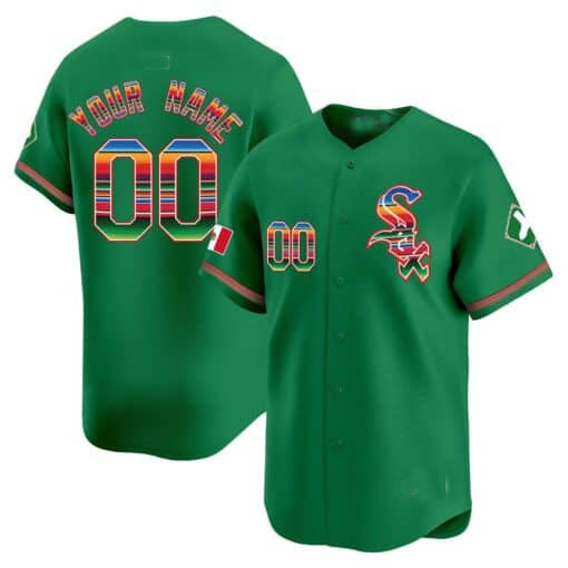 Baseball Jersey | Chicago White Sox Mexico Limited Custom Jersey V2- Green - image 1
