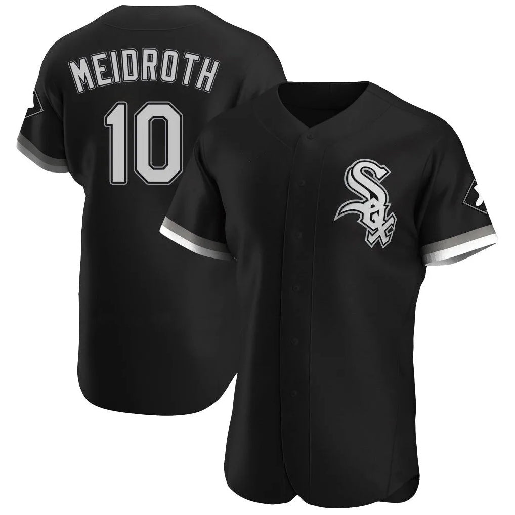 Baseball Jersey | Chicago White Sox #10 Chase Meidroth Player Black Limited Home Stitched - image 1