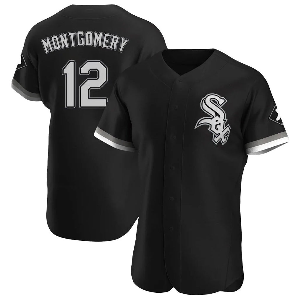 Baseball Jersey | Chicago White Sox #12 Colson Montgomery Player Black Limited Home Stitched - image 1