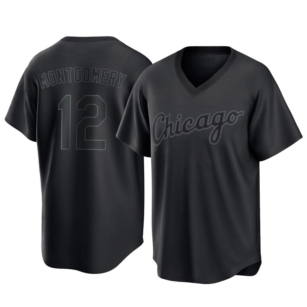 Baseball Jersey | Chicago White Sox #12 Colson Montgomery Player Black Home Game Stitched - image 1