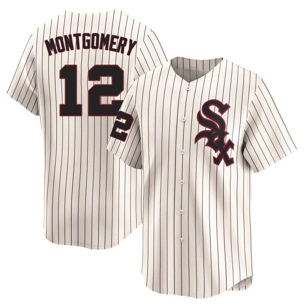 Baseball Jersey | Chicago White Sox #12 Colson Montgomery Player Cream Cooperstown Collection Limited Home Stitched - image 1