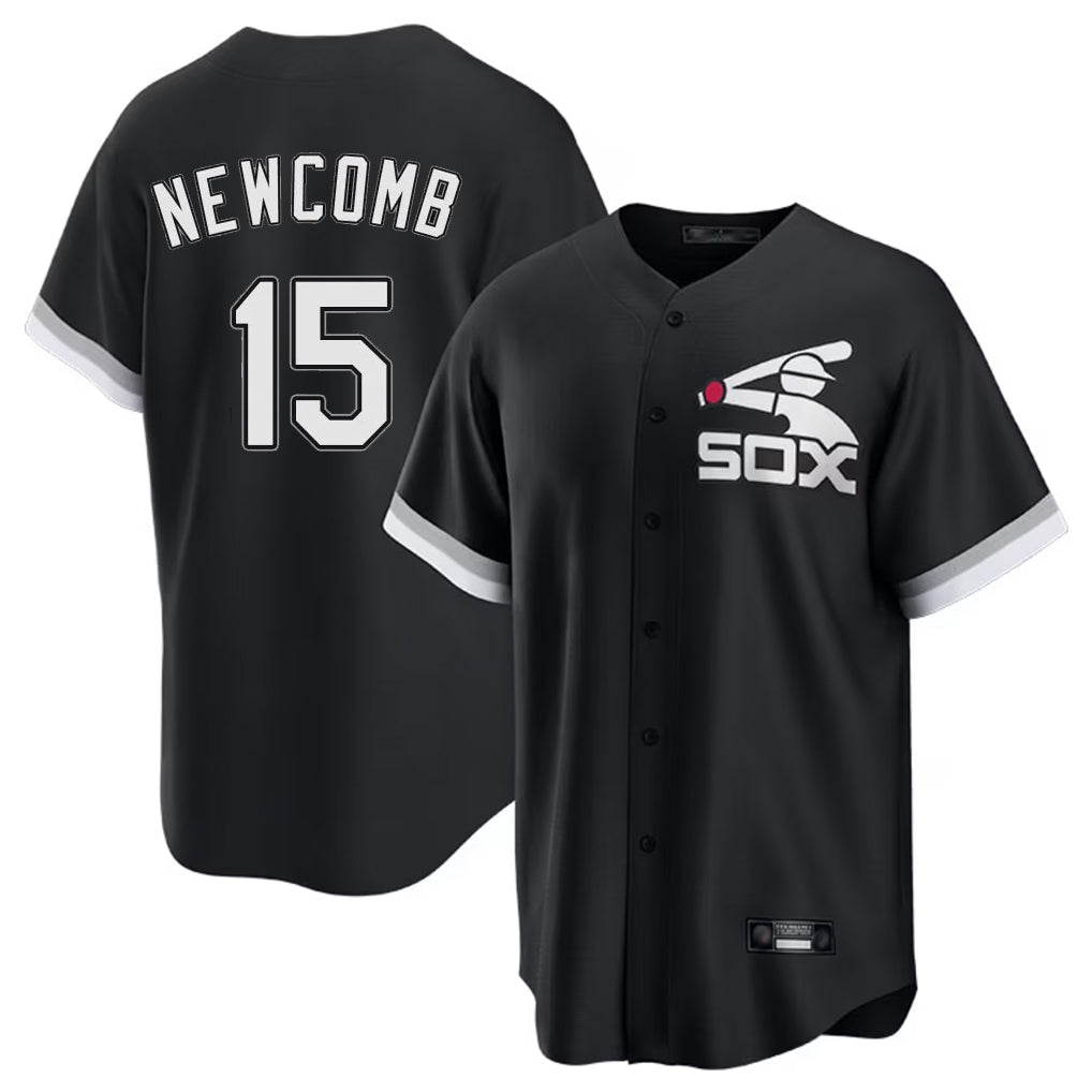 Baseball Jersey | Chicago White Sox #15 Sean Newcomb Player Black Spring Training Game Stitched - image 1