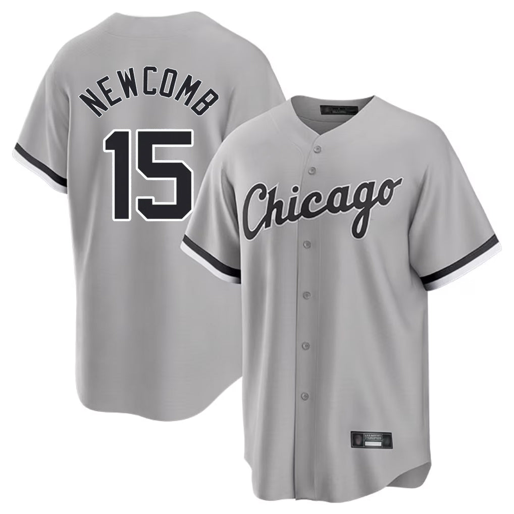 Baseball Jersey | Chicago White Sox #15 Sean Newcomb Player Gray Home Game Stitched - image 1