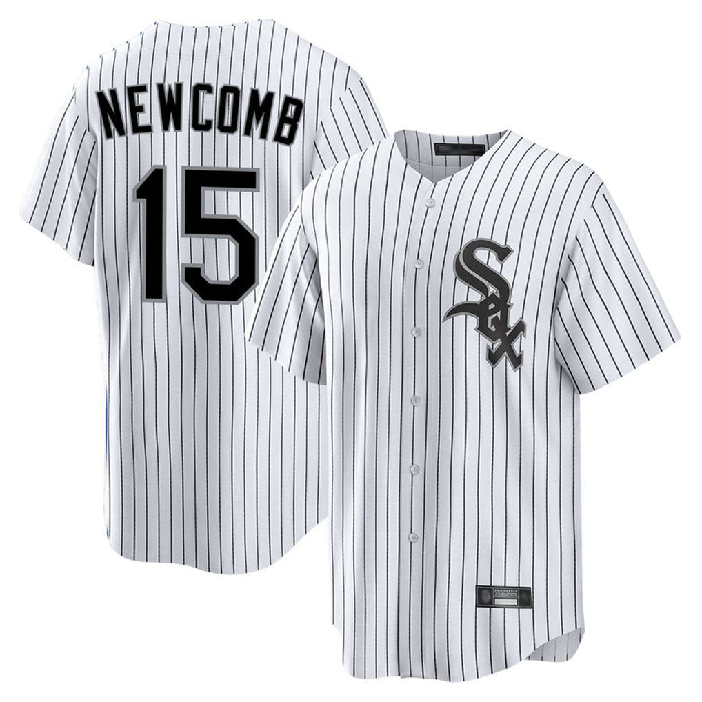 Baseball Jersey | Chicago White Sox #15 Sean Newcomb Player White Stripe Home Game Stitched - image 1