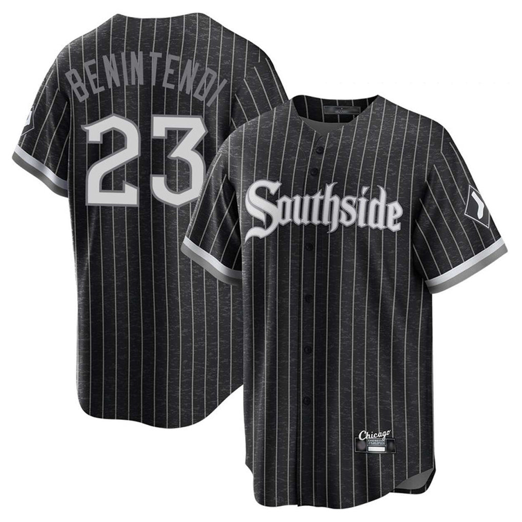 Baseball Jersey | Chicago White Sox #23 Andrew Benintendi Player Black City Connect Home Game Stitched - image 1