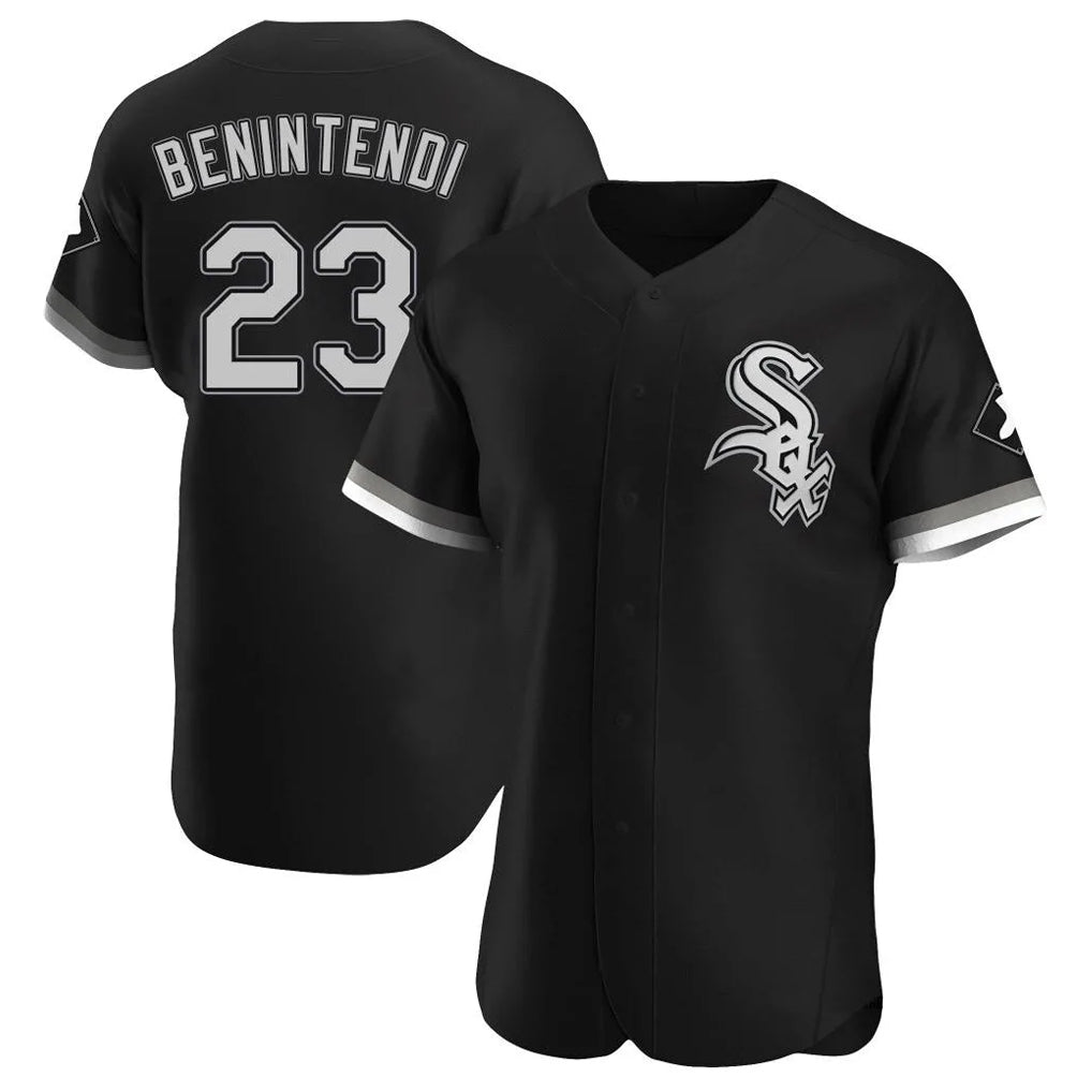 Baseball Jersey | Chicago White Sox #23 Andrew Benintendi Player Black Limited Home Stitched - image 1