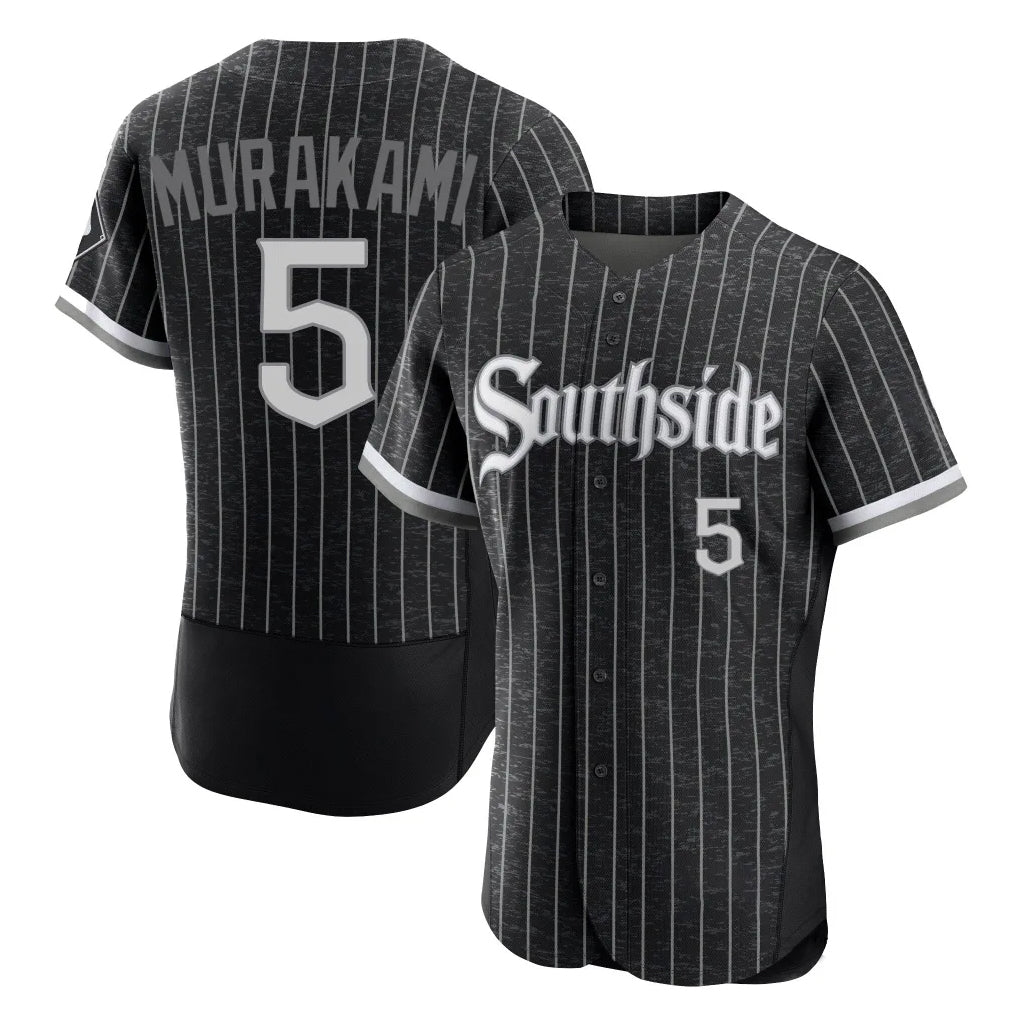 Baseball Jersey | Chicago White Sox #5 Munetaka Murakami Player Black City Connect Limited Home Stitched - image 1